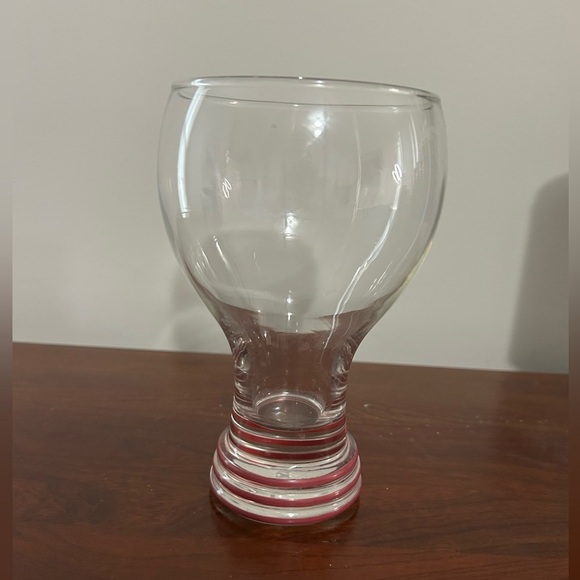 Fiesta Vintage pink ringed drinking glass replacement glassware - Picture 7 of 7